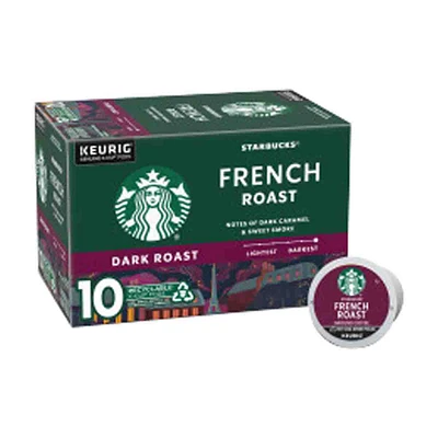 Starbucks French Roast K-Cup Coffee Pods, 10 ct