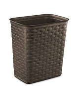 Sterilite Weave Wastebasket, 3.4 gal