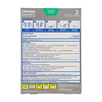 Salonpas Lidocaine Pain Relieving Gel Patch, 2 ct