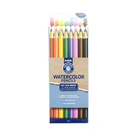 Crafter's Closet Artist's Watercolor Pencils, Pre-Sharpened, 8 Colors