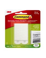 Command Large Picture Hanging Strips, White, 4 Sets of Strips/Pack