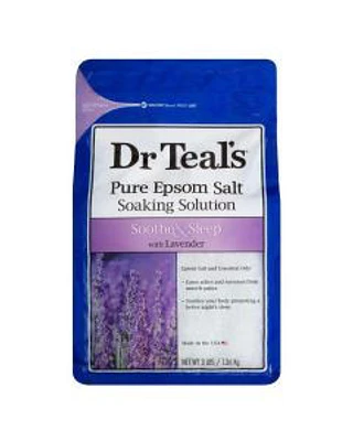 Dr Teal's Pure Epsom Salt Soaking Solution with Lavender, 3 lb