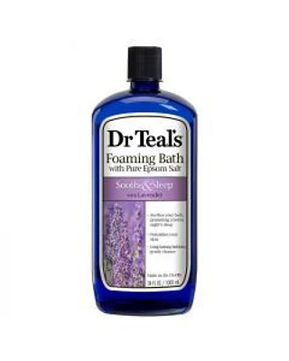 Dr Teal's Foaming Bath with Pure Epsom Salt, Lavender, 34 oz