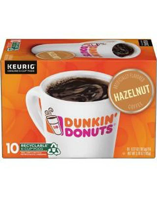 Dunkin' Donuts Hazelnut Flavored K-Cup Coffee Pods, 10 ct