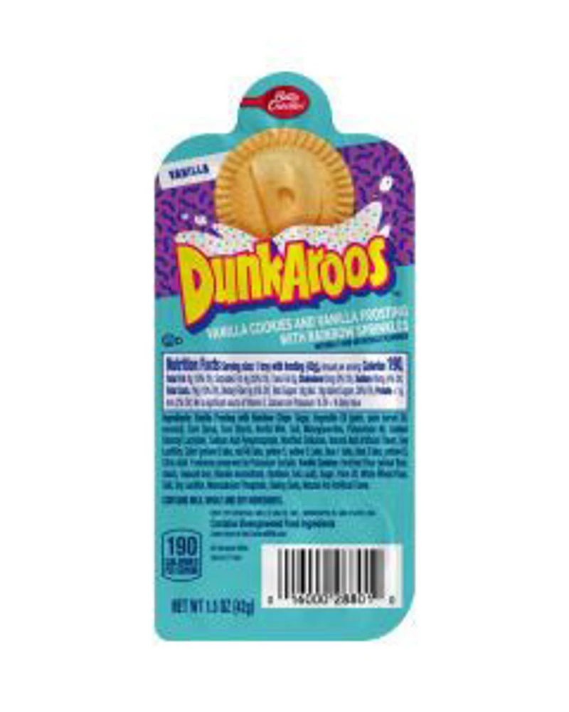 Dunkaroos Vanilla Cookies and Frosting, Rainbow Sprinkles, 1.5 oz