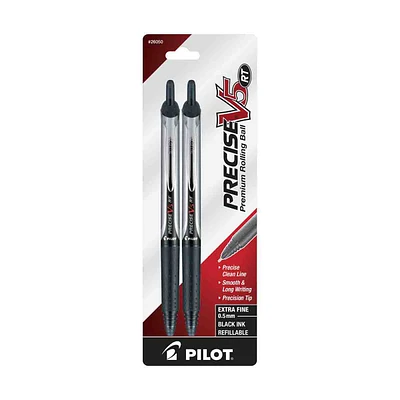 Pilot Precise V5 Premium Rolling Ball Pens, Extra Fine Point, Ink