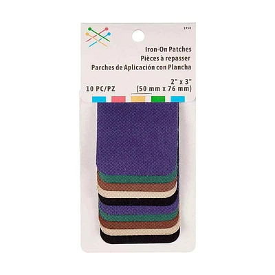 Patch & Mend Iron On Patches, 10 Count