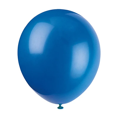 321 Party! Royal Blue Latex Balloons, 9 in, 20 ct