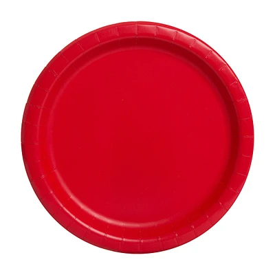321 Party! Red Party Plates, 9 in, 16 ct