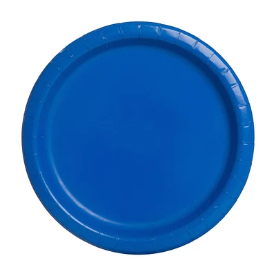 321 Party! Royal Blue Party Plates, 7 in, 16 ct