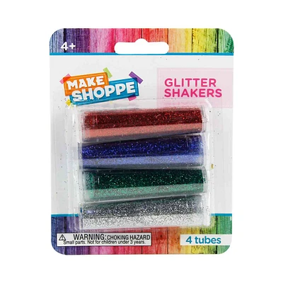 Make Shoppe Glitter Shakers, 4 Count