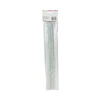 Make Shoppe Tinsel Chenille Stem, Iridescent, 30 Count, 6Mm X 12Inch