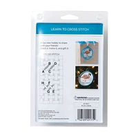 Bucilla My 1st Stitch Counted Cross Stitch Kit, Loving Life, 3 in.