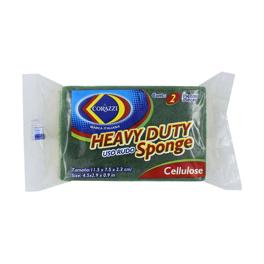 Heavy Duty Sponges, 2 Pack