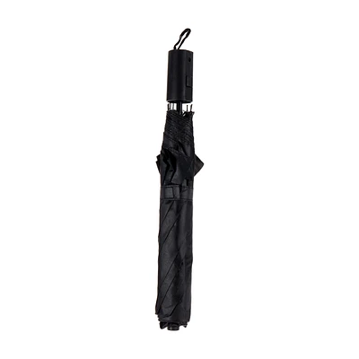 Weather Zone Black Folding Automatic Umbrella