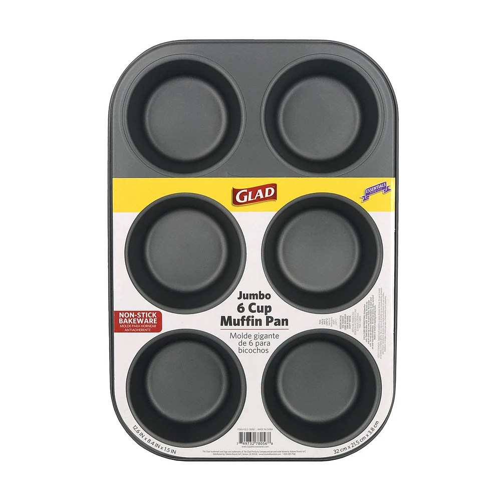 Glad Jumbo 6-Cup Muffin Pan