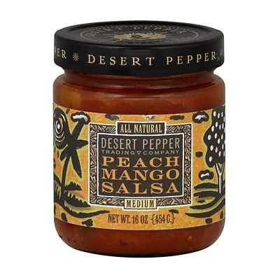 Desert Pepper Peach Mango Medium Hot Salsa, 16 oz.