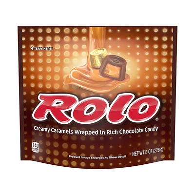 Rolo Caramel Candy Stand Up Pouch, 8 oz.