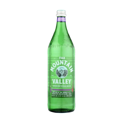 The Mountain Valley Spring Blackberry Pomegranate Sparkling Water, 33.8 fl. oz.