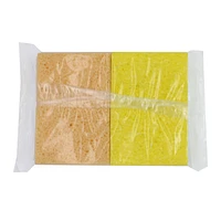 Cellulose Sponges, 4 Pack