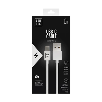 GENTEK High Speed Type C Charging Cable