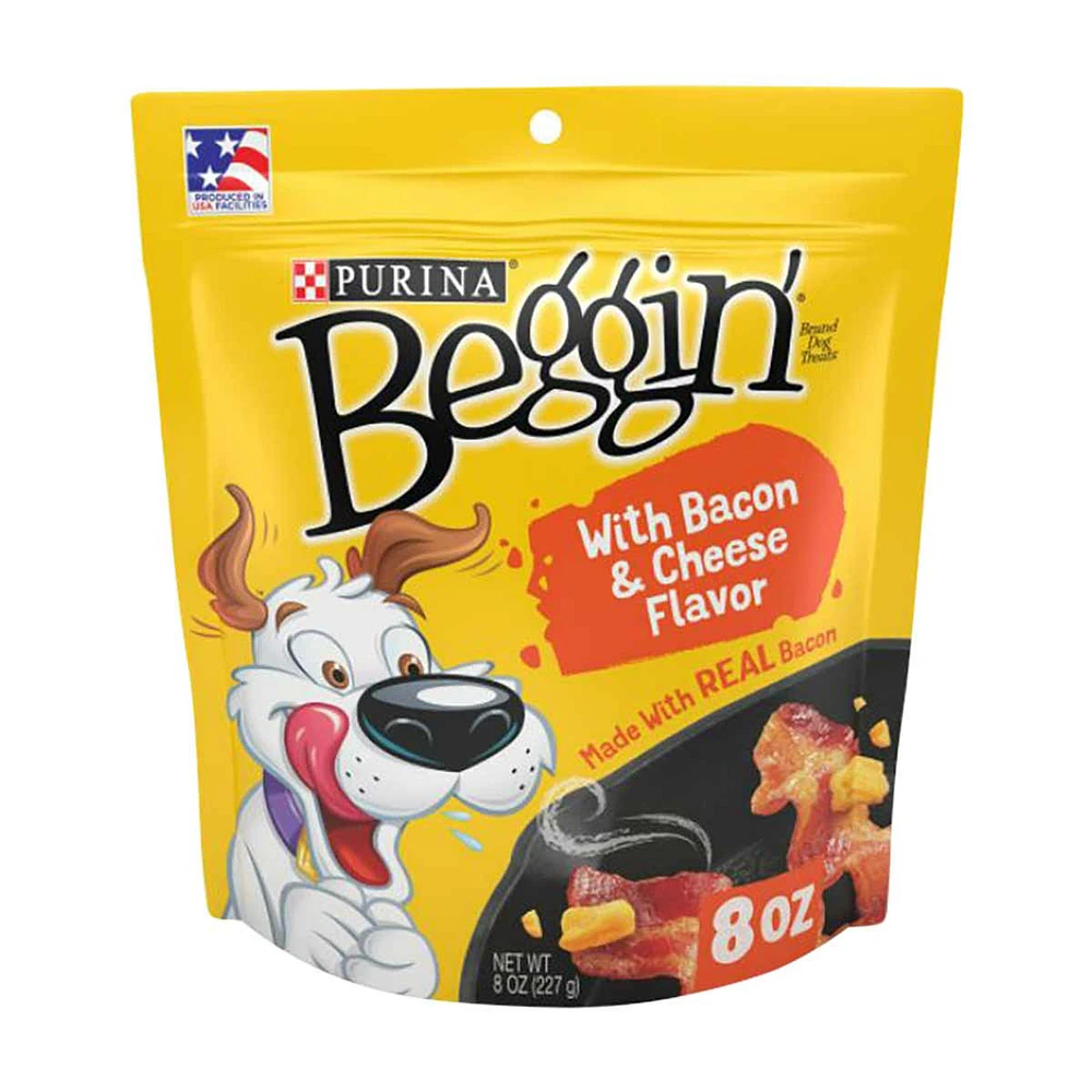 Beggin' Dog Treats - Bacon and Cheese, 8 oz