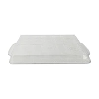 Clear Square Tray with Handles