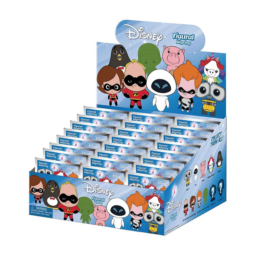 Disney Pixar Series 8 3D Foam Figural Keyring in Blind Bag