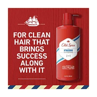 Old Spice High Endurance Fresh 2 in 1 Shampoo and Conditioner, 15.6 fl. oz.