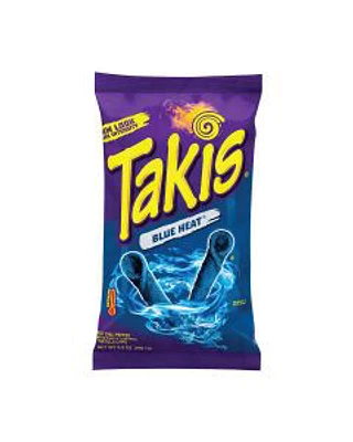 Takis Blue Heat Rolled Tortilla Chips - Hot Chili Pepper, 9.9 oz