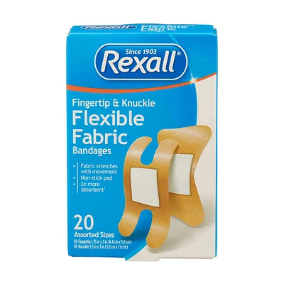 Rexall Finger/Knuckle Bandage, 20 Count