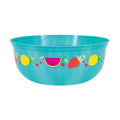 Sweet & Succulent Summer Plastic Bowl, 10.75 in.