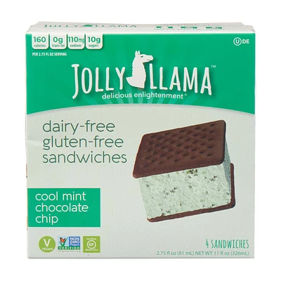 Jolly Llama Vegan Ice Cream Sandwich, 11 oz
