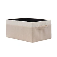 Fabric Storage Basket Cream, Large