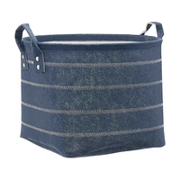 Felt Storage Basket Navy, Medium