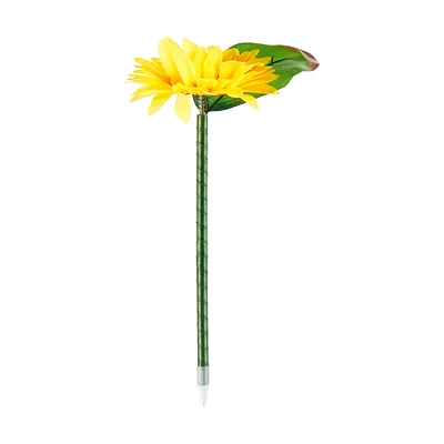 Ribbon Wrapped Sunflower Pen