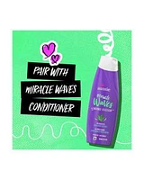 Aussie Miracle Waves Anti-Frizz Hemp Paraben-Free Shampoo, 26.2 fl oz