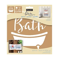 DecoArt Value Kraft Bath Time Stencil