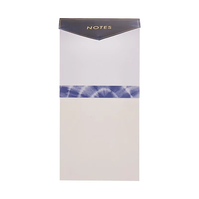Indigo Tie Dye Folding Notepad