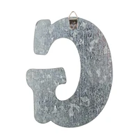 Tin Letter -  G, 4 in