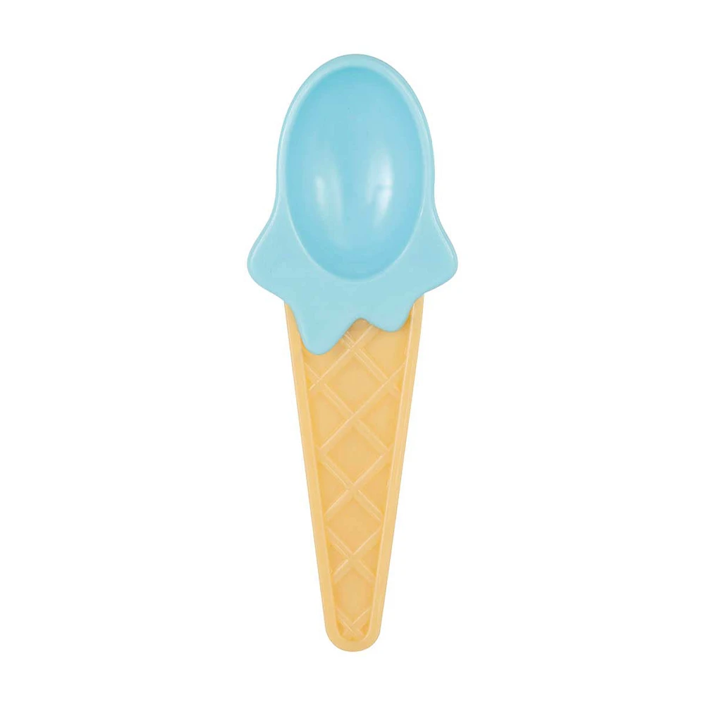 Plastic Pastel Ice Cream Spoons, 4 Count