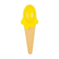 Plastic Pastel Ice Cream Spoons, 4 Count