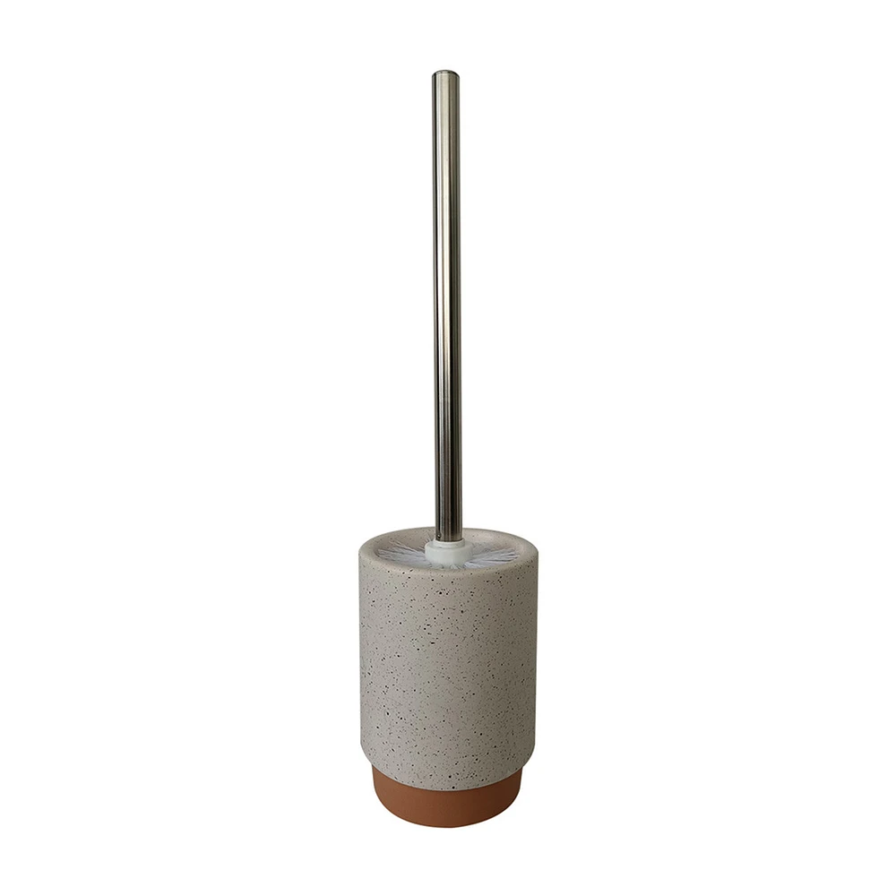 Ceramic Toilet Brush Holder, Off-White