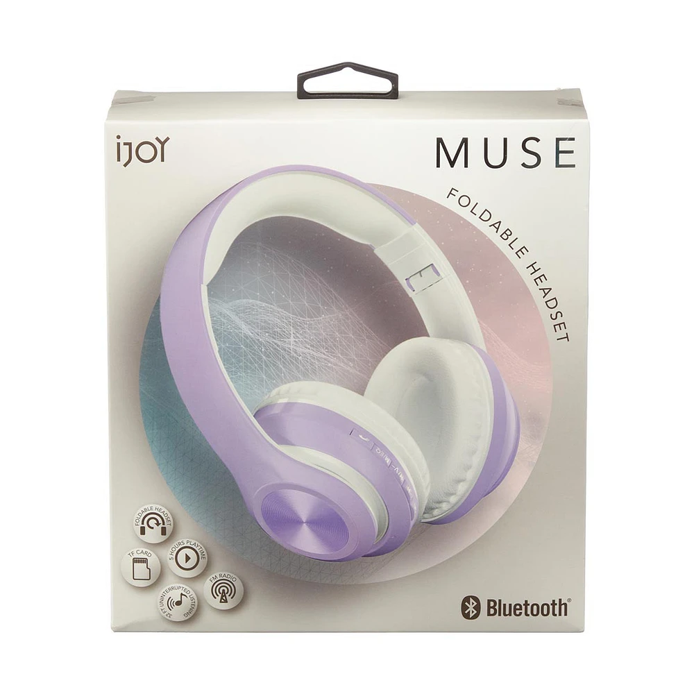 iJoy Muse Wireless Bluetooth Foldable Headset