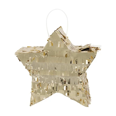 Gold Foil Star Shaped Mini Pinata