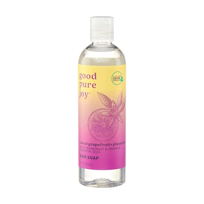 Good Pure Joy Plant-Derived Salted Grapefruit + Plumeria Dish Soap