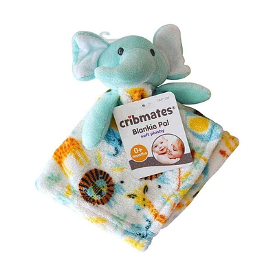 Cribmates Soft Plushy Elephant Blankie Pal