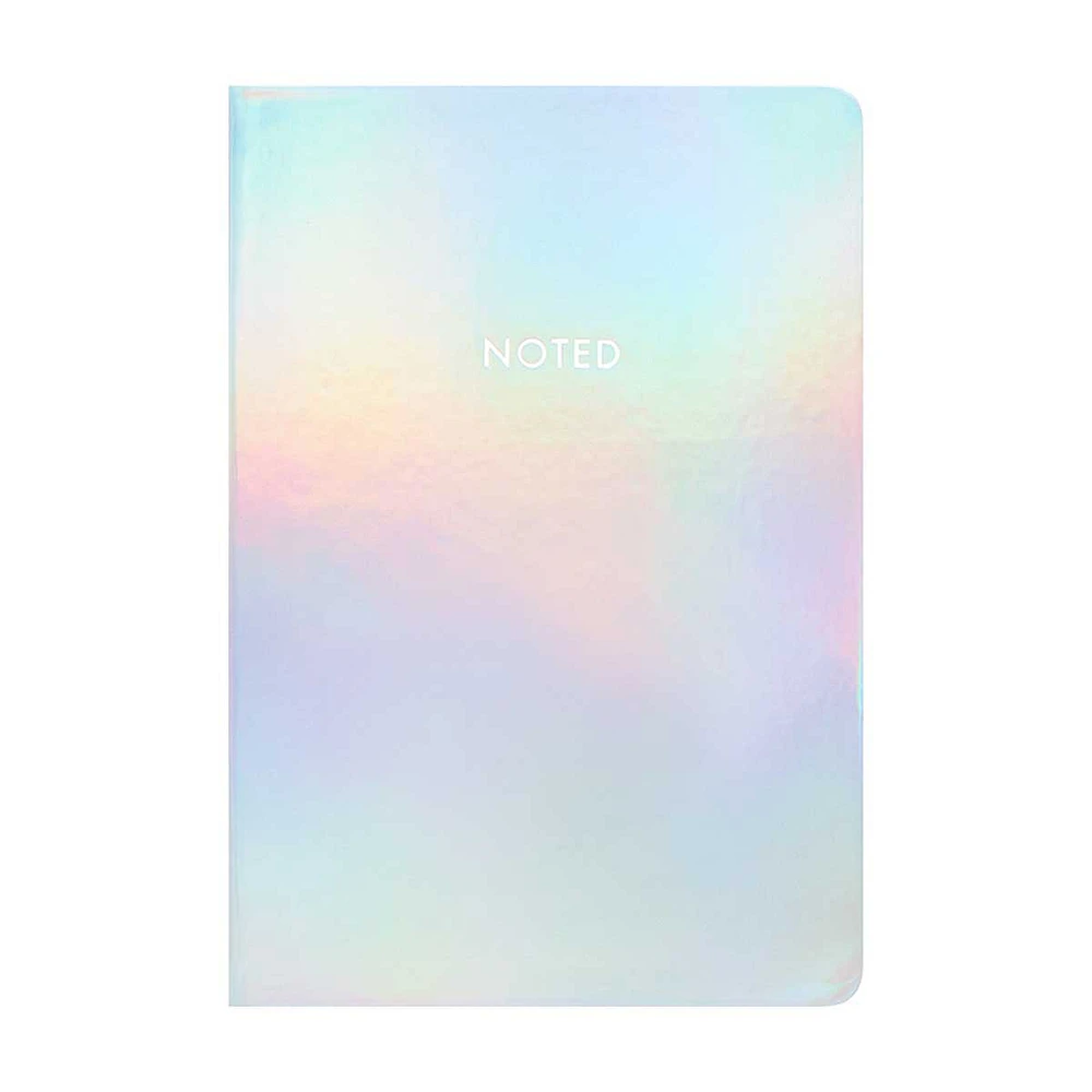 Ryder & Co. Purple Iridescent PU Notebook, 192 Pages