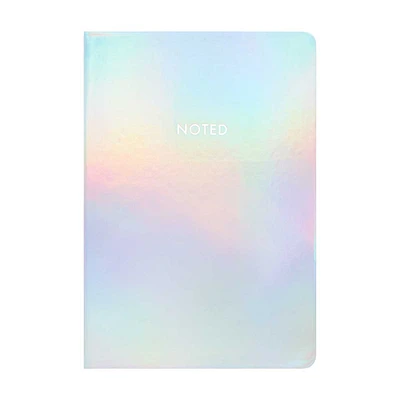 Ryder & Co. Purple Iridescent PU Notebook, 192 Pages