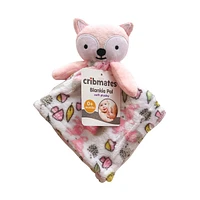 Cribmates Soft Plushy Fox Blankie Pal